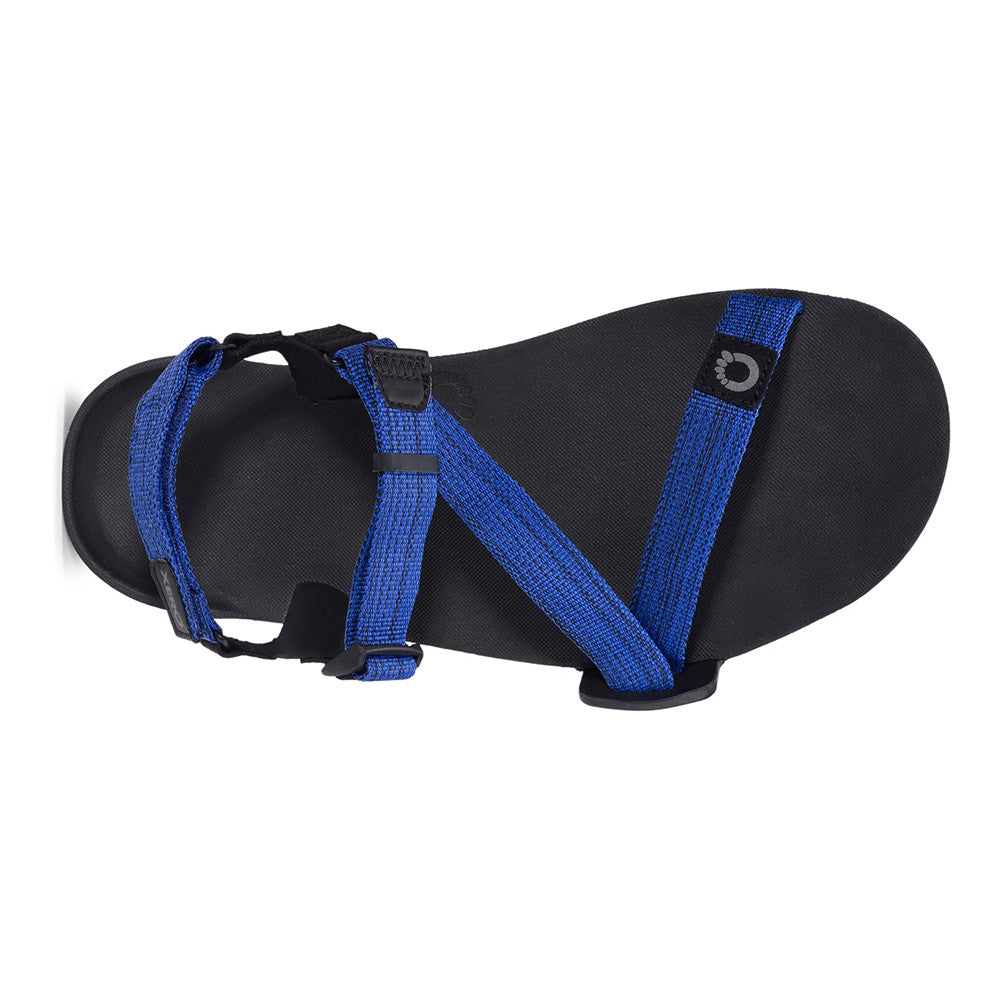 Xero Shoes Z Trail EV Barfußsandalen für Herren in sodalite blue aus der Top-Ansicht im Onlineshop für Barfußschuhe
