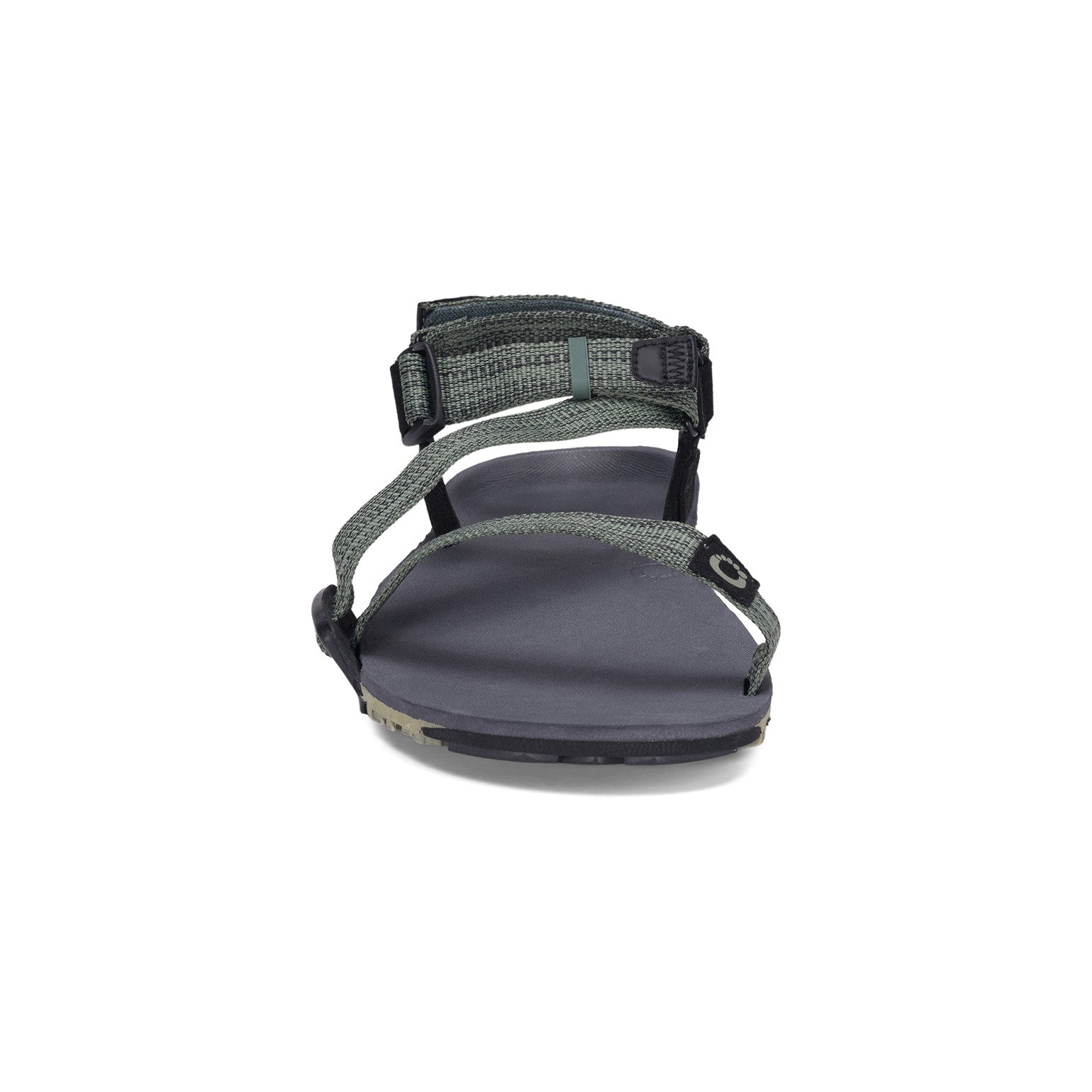 Xero Shoes Z Trail EV Barfußsandalen für Herren in vetiver green, Vorderansicht im Onlineshop für Barfußschuhe