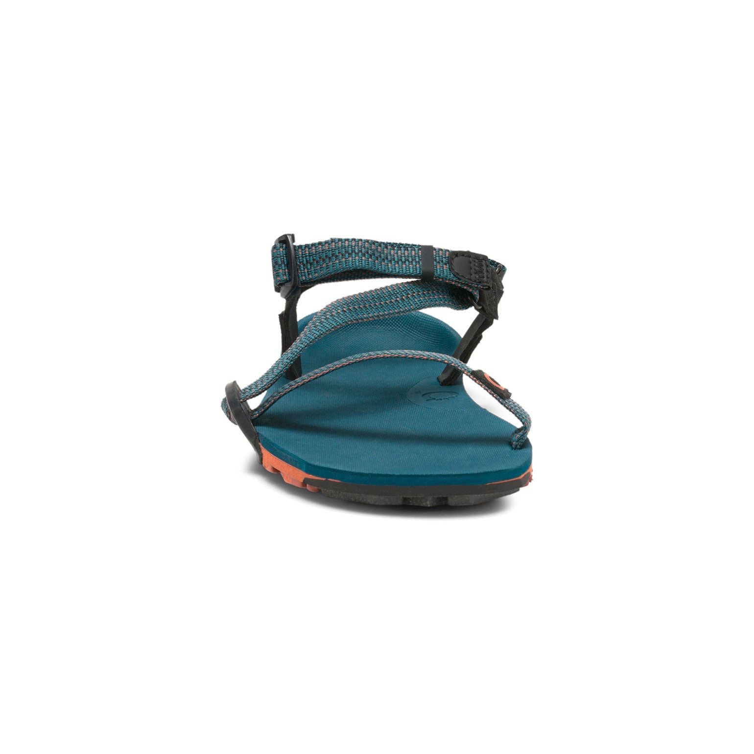 Xero Shoes Z Trail EV Barfußsandalen Damen Deep Lagoon, Vorderansicht im Onlineshop für Barfußschuhe