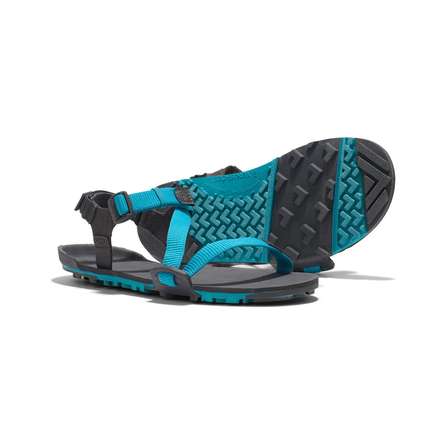 Damen-Barfußsandalen Xero Shoes Z-Trail EV in Lake Blue, vielseitig und flexibel, ideal für Trekking, Alltag und unseren Onlineshop.