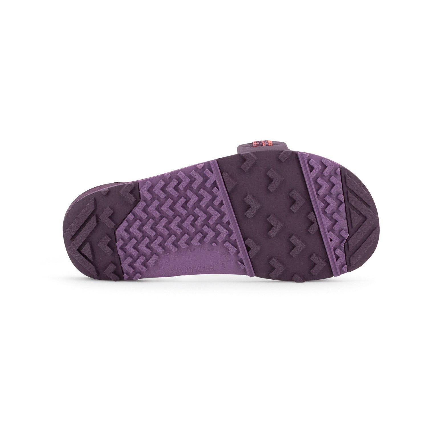 Barfußsandalen Xero Shoes Z Trail EV in Magenta für Damen, Sohlenseite im Onlineshop für Barfußschuhe