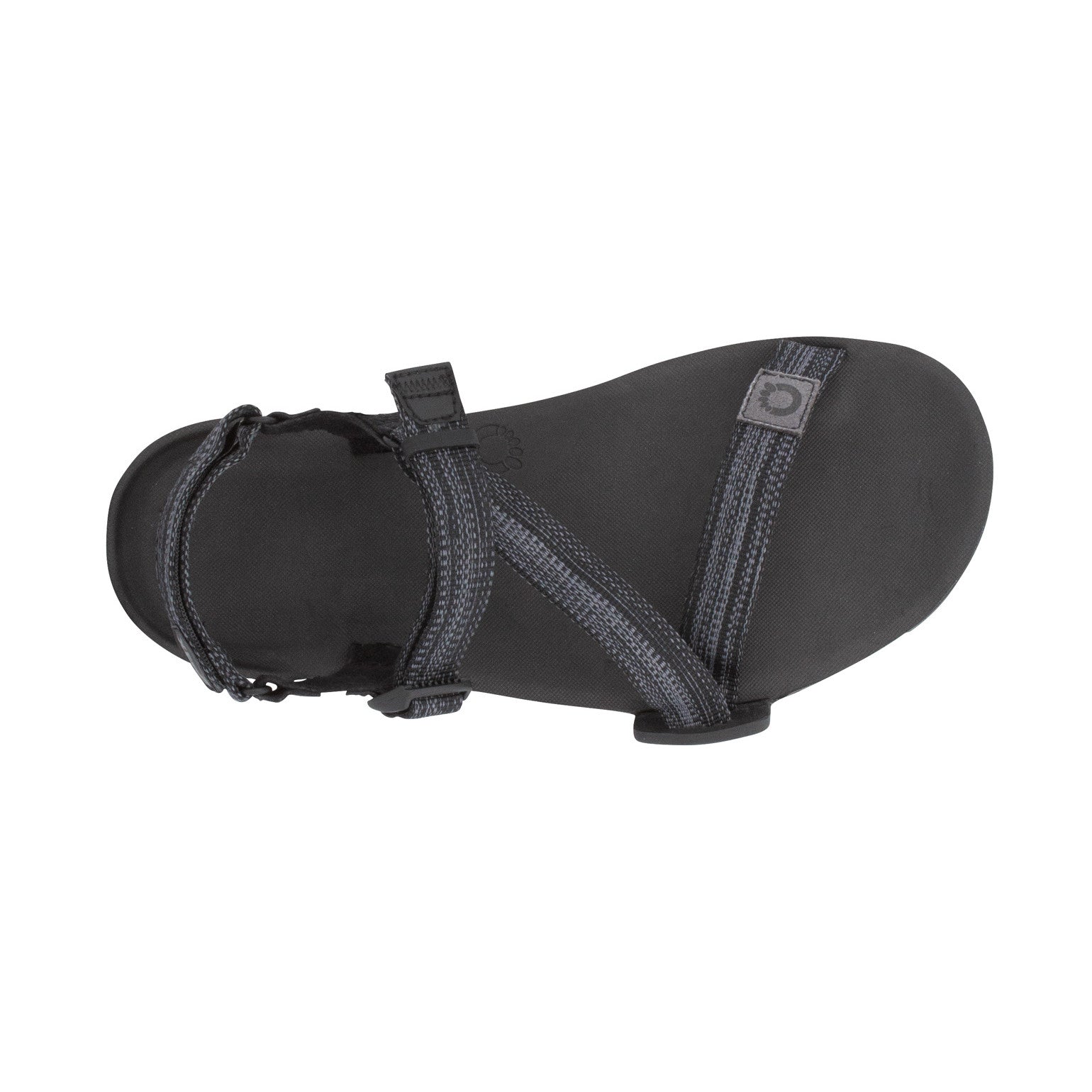 Xero Shoes Z Trail EV Barfußsandalen Damen Schwarz-Multi, Draufsicht im Onlineshop für Barfußschuhe