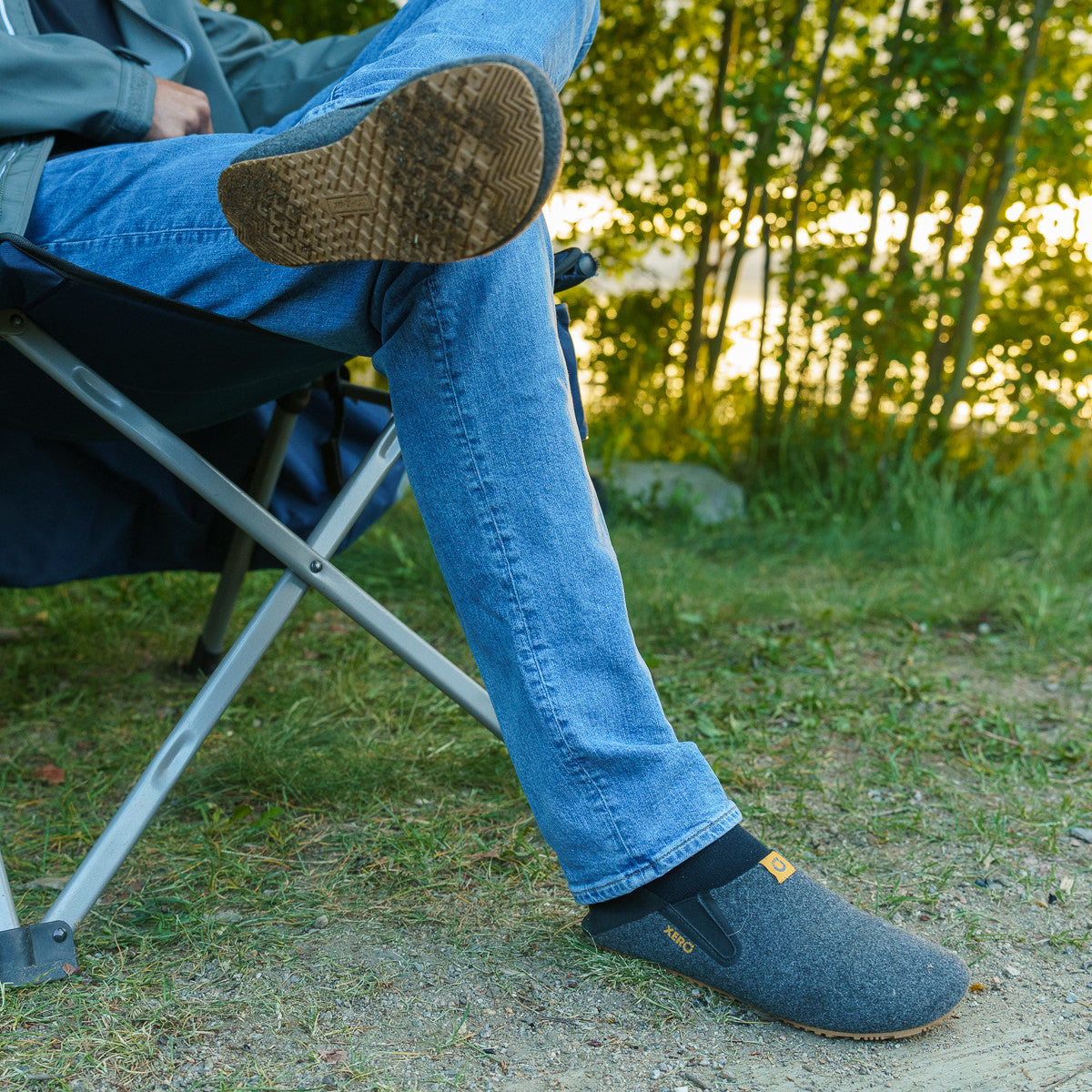 Xero Shoes Pagosa Herren Barfußschuhe als Hausschuhe und Hüttenschuhe, am Fuß im Onlineshop für Barfußschuhe