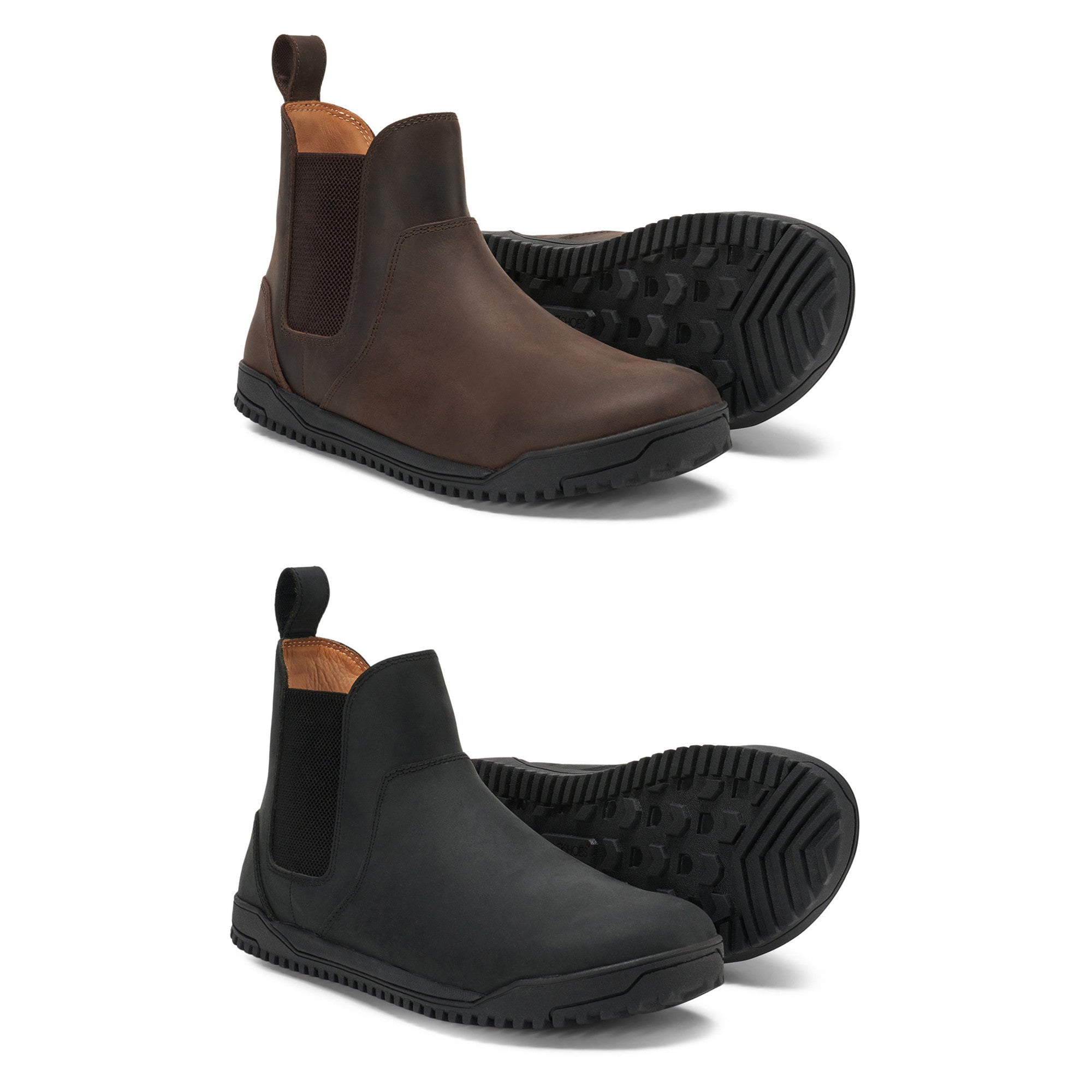 Barfußschuhe Xero Shoes Ridgeway Chelsea Herren-Stiefel aus Leder in verschiedenen Farben, perfekt für unseren Onlineshop für Barfußschuhe.