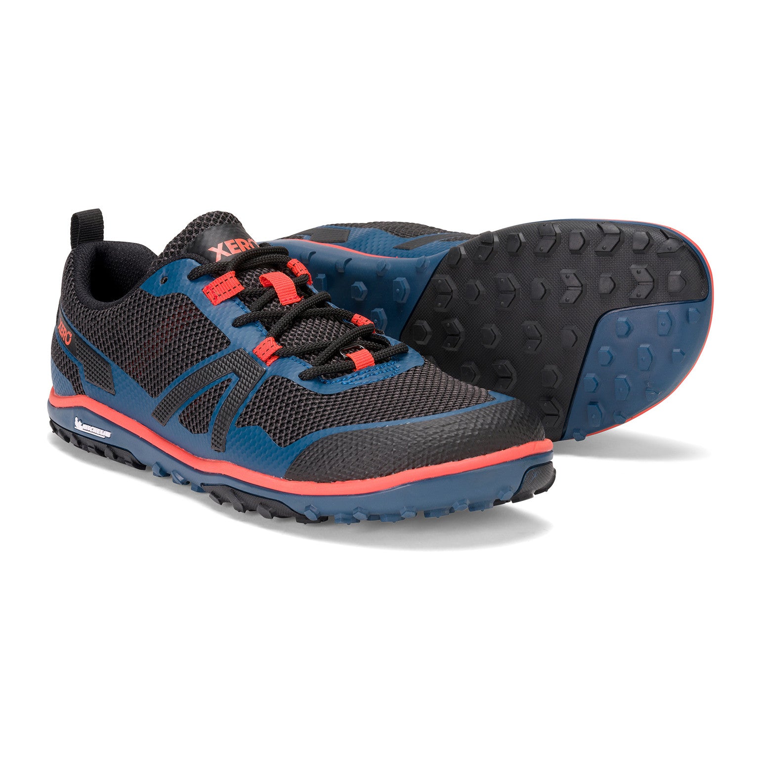 Barfußschuhe Xero Shoes Scrambler Low in Legion Blue für Herren als Wanderschuhe im Onlineshop für Barfußschuhe