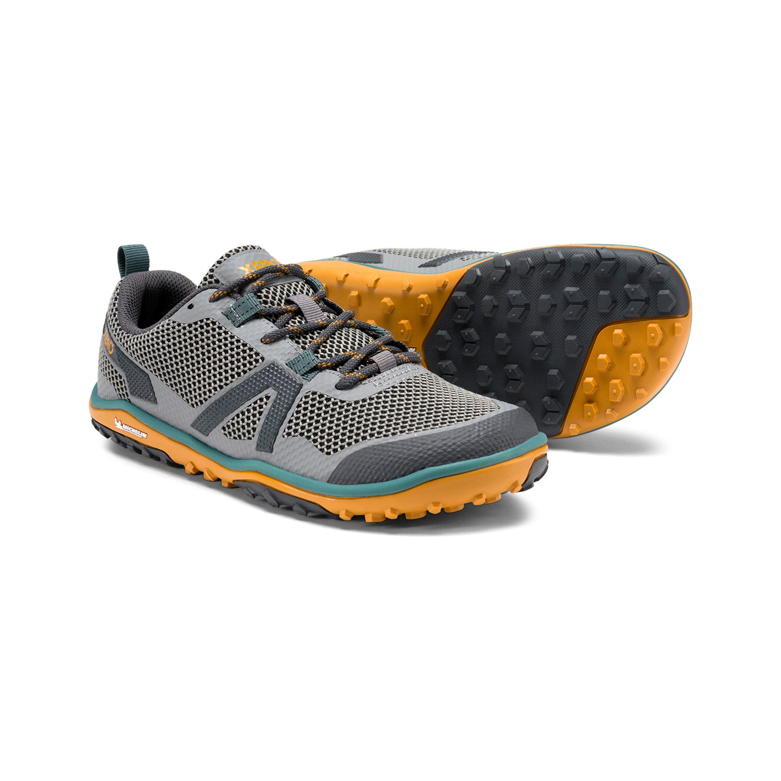 Barfußschuhe Xero Shoes Scrambler Low in Tarmac Gray für Damen als Wanderschuhe im Onlineshop für Barfußschuhe