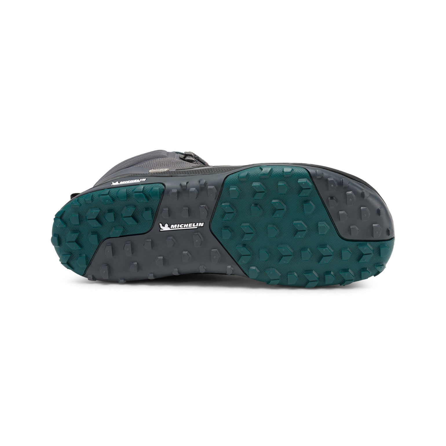 Xero Shoes Scrambler Mid II WP Barfußschuhe, wasserdichte Wanderschuhe für Damen, Sohle in Asphalt Sea Moss im Onlineshop für Barfußschuhe