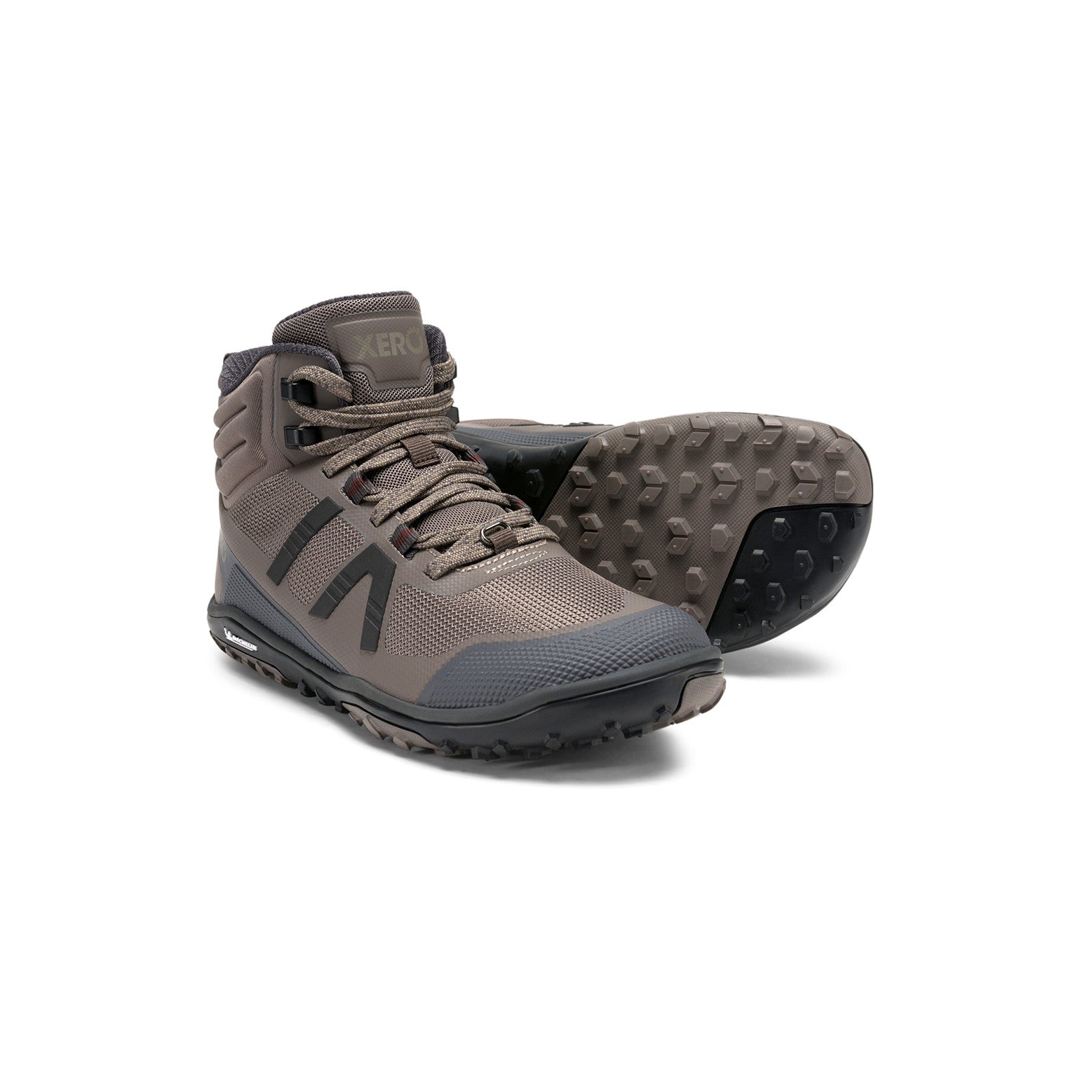 Xero Shoes Scrambler Mid II Damen Barfußschuhe in Morel als Wanderschuhe im Onlineshop für Barfußschuhe