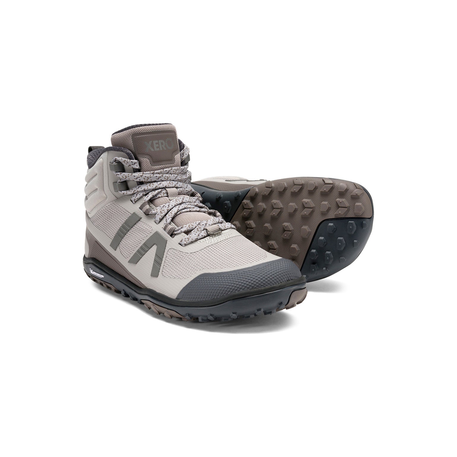 Xero Shoes Scrambler Mid II Damen Barfußschuhe in Paloma als Wanderschuhe im Onlineshop für Barfußschuhe