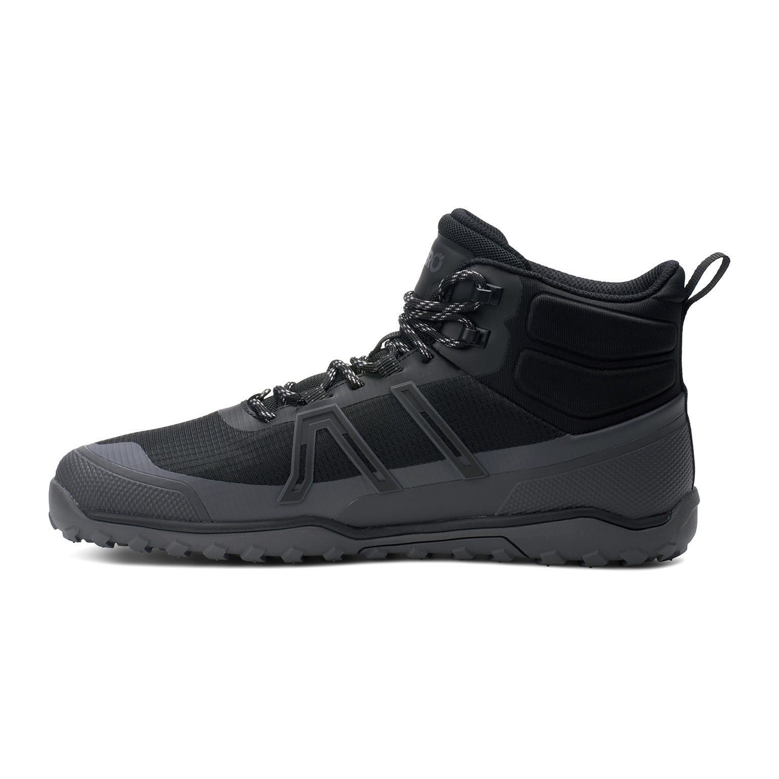 Xero Shoes Scrambler Trail Mid WP Barfußschuhe für Herren, wasserdichte Wanderschuhe, linke Seitenansicht im Onlineshop