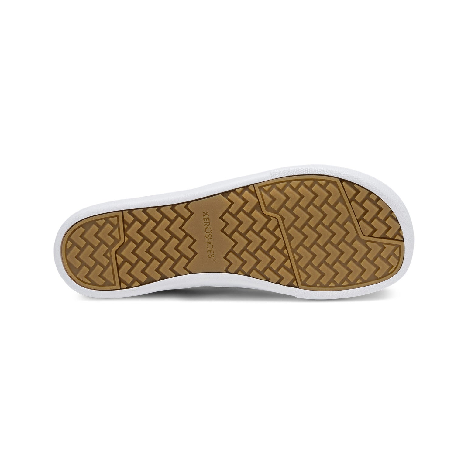 Xero Shoes Dillon Canvas Slip-On Barfußschuhe für Damen in Lunar Rock aus der Perspektive von unten, bequem und ideal für den Alltag. Erhältlich in unserem Onlineshop für Barfußschuhe.