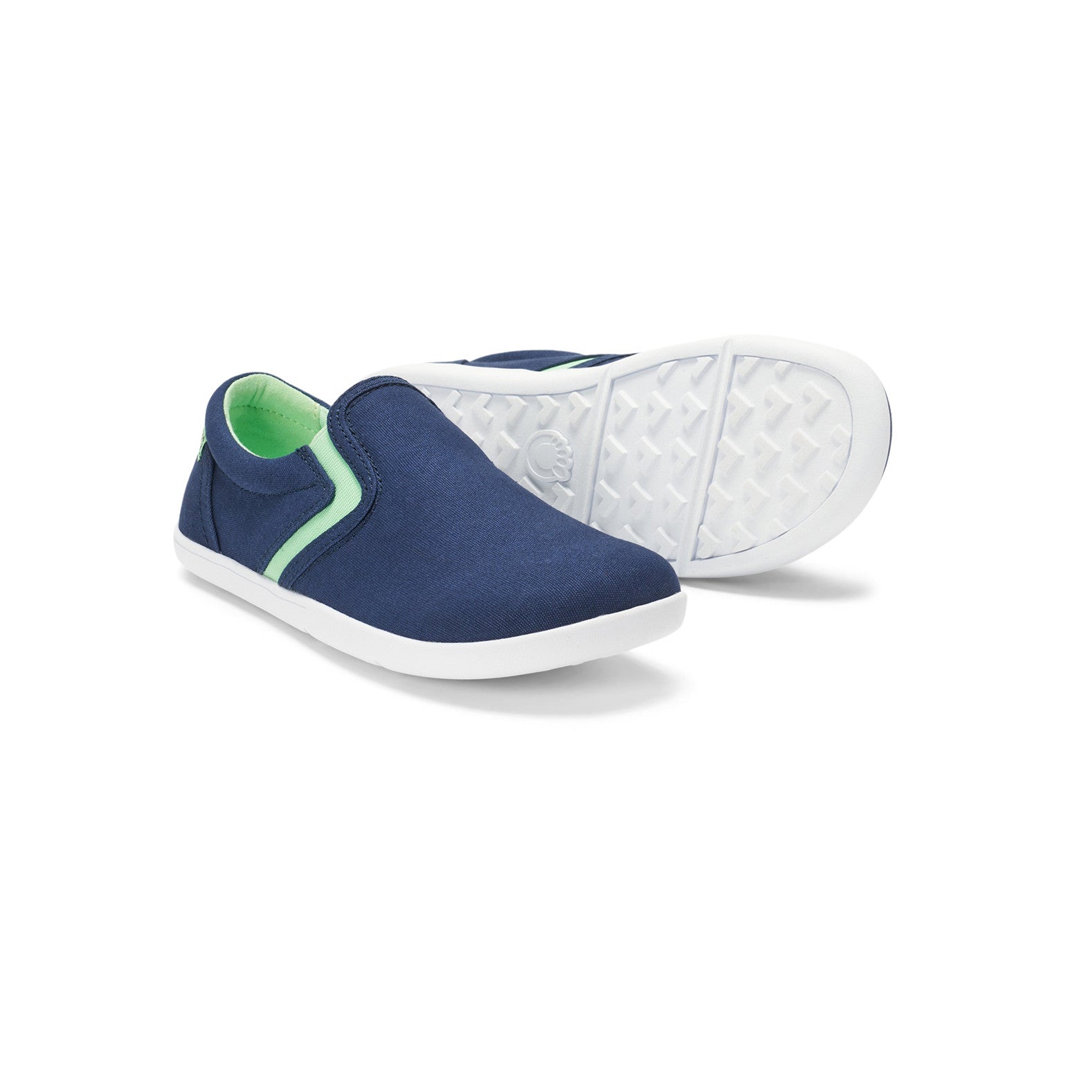 Xero Shoes Dillon Canvas Slip-On Kinder Barfußschuhe in Insignia Blue als Sneaker und Slipper im Onlineshop für Barfußschuhe