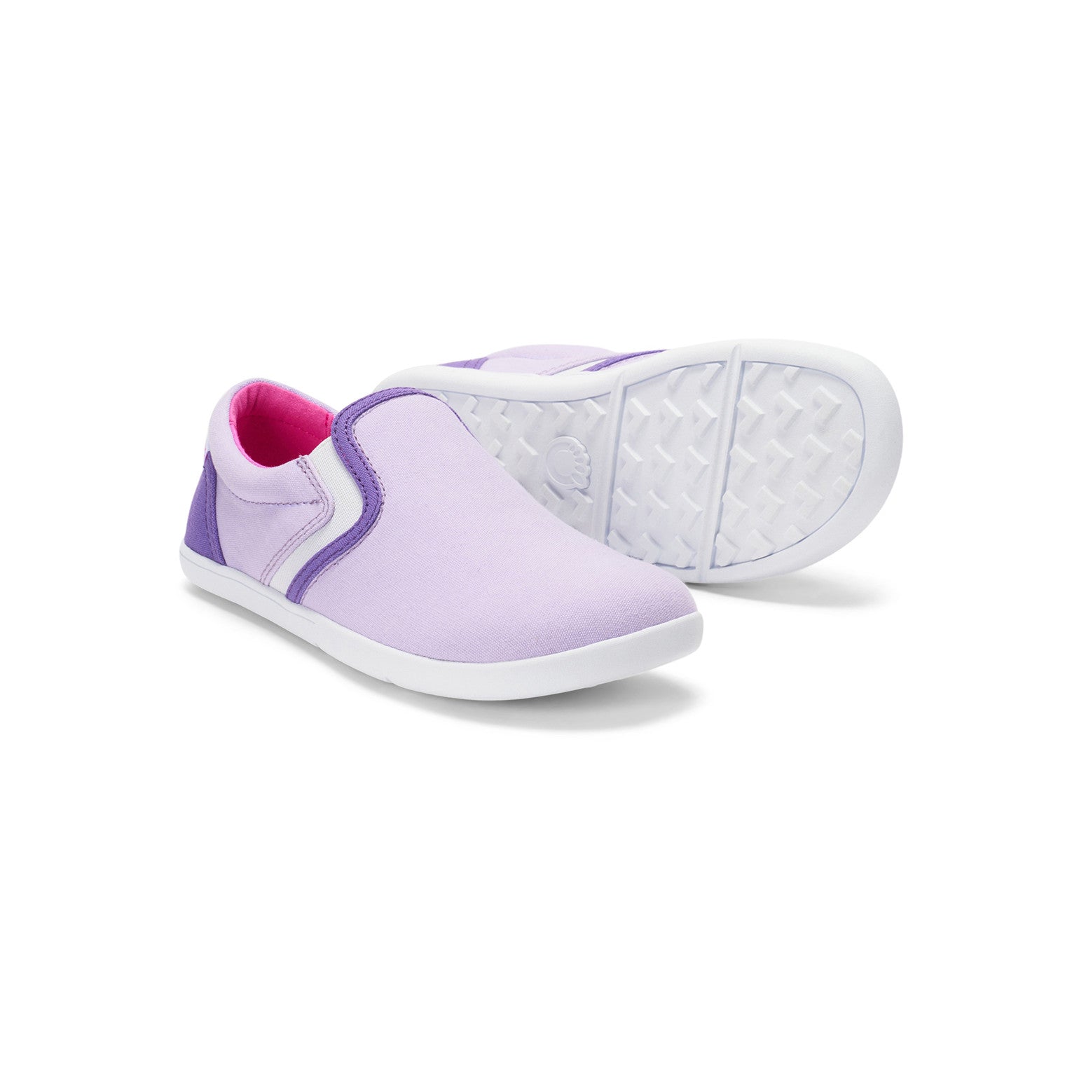Xero Shoes Dillon Canvas Slip-On Kinder Barfußschuhe in Orchid Petal als Sneaker und Slipper im Onlineshop für Barfußschuhe