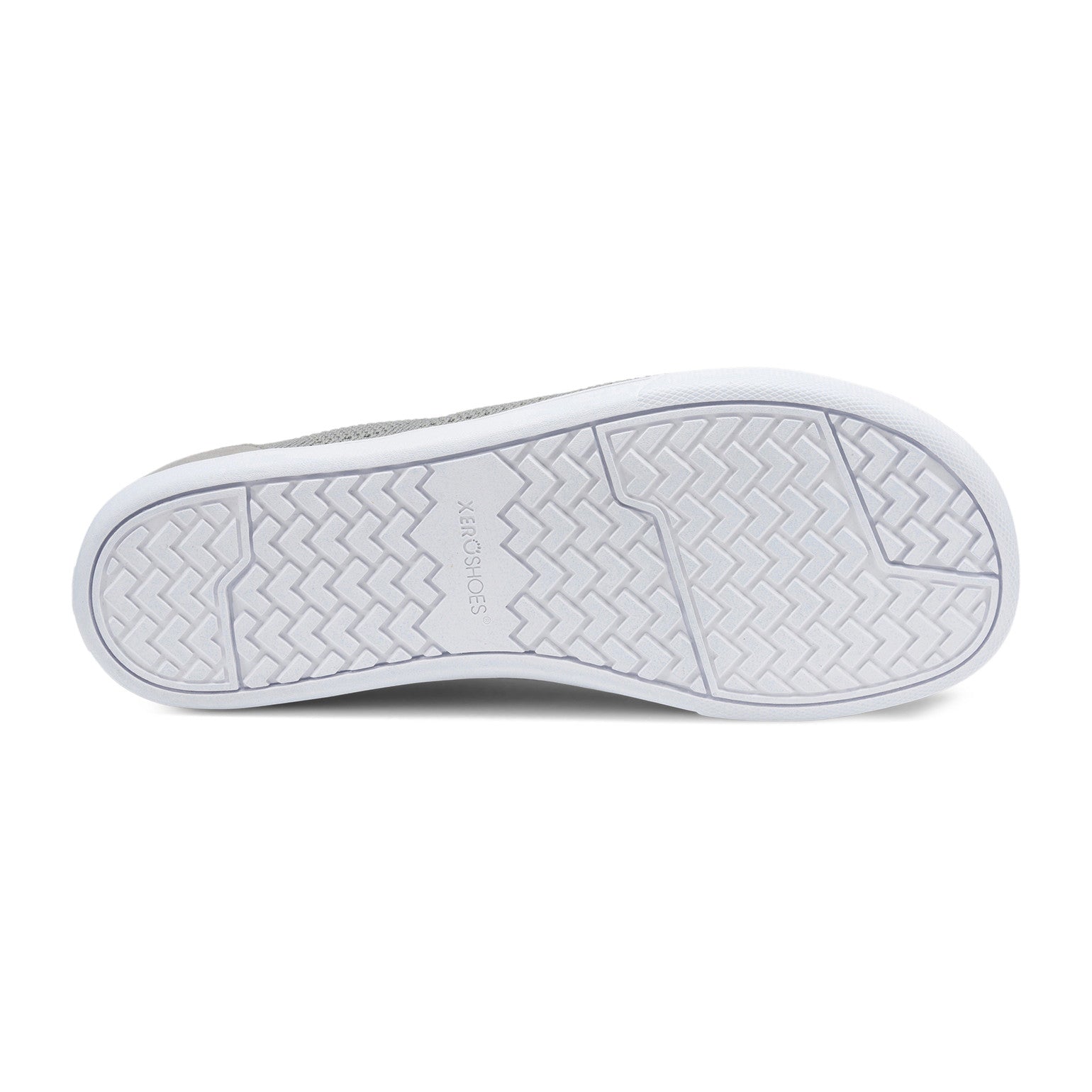Xero Shoes Dillon Barfußschuhe für Herren in Alloy aus der Perspektive von unten, bequem und vielseitig für den Alltag. Erhältlich in unserem Onlineshop für Barfußschuhe.