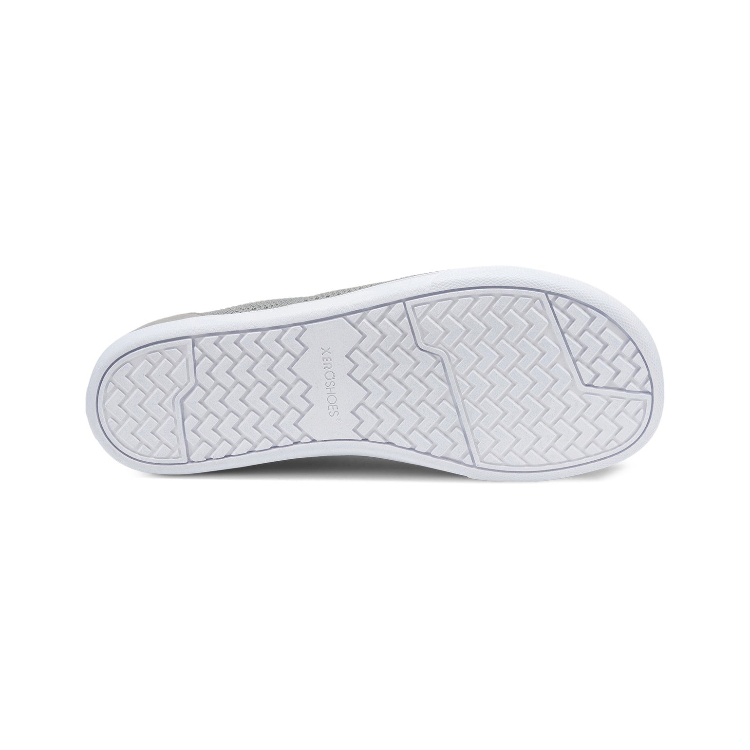 Xero Shoes Dillon Barfußschuhe für Damen in Alloy aus der Perspektive von unten, bequem und ideal für den Alltag. Erhältlich in unserem Onlineshop für Barfußschuhe.