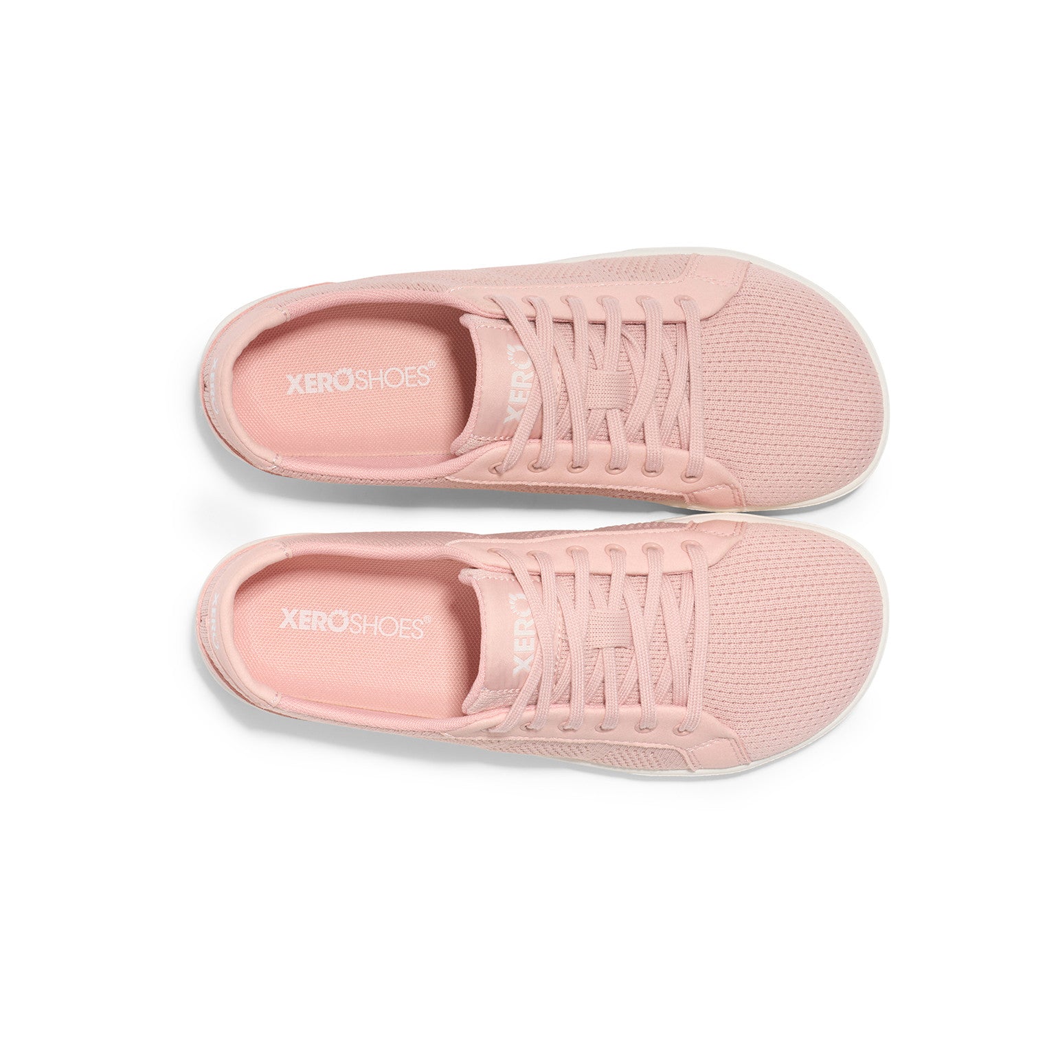 Xero Shoes Dillon Women Pink Sand, Draufsicht. Stylische Damen-Sneaker und Barfußschuhe in unserem Onlineshop.