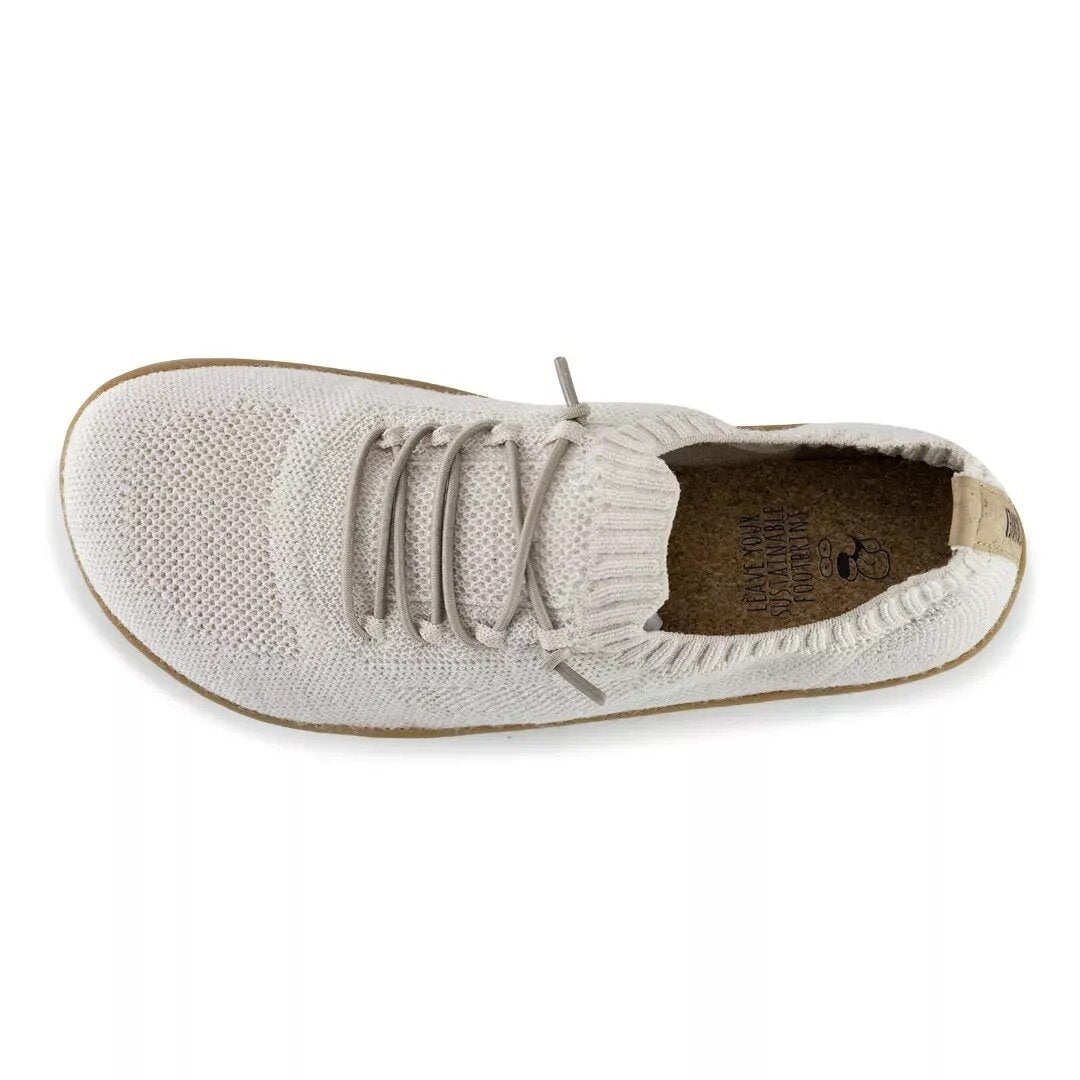Doghammer Terrar Knit Barfuß-Sneaker in Beige in der Draufsicht