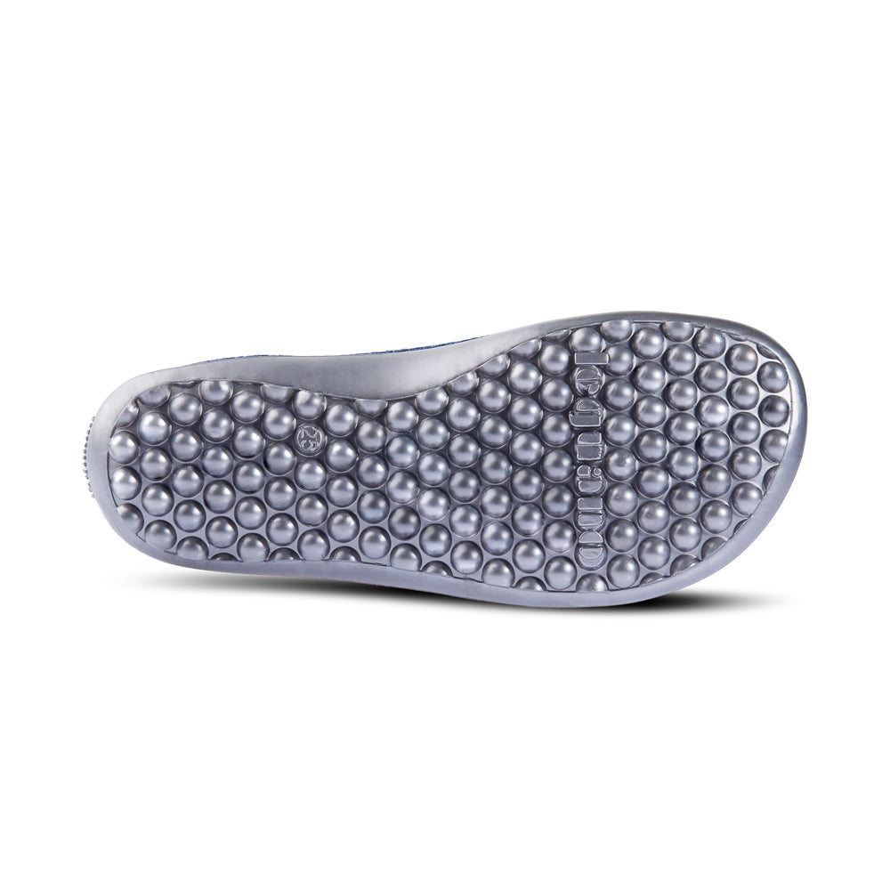 leguanito aktiv blau Leguano Barfußschuhe für Kinder – Unteransicht, erhältlich im barfusswelten.de Barfußschuhe Onlineshop