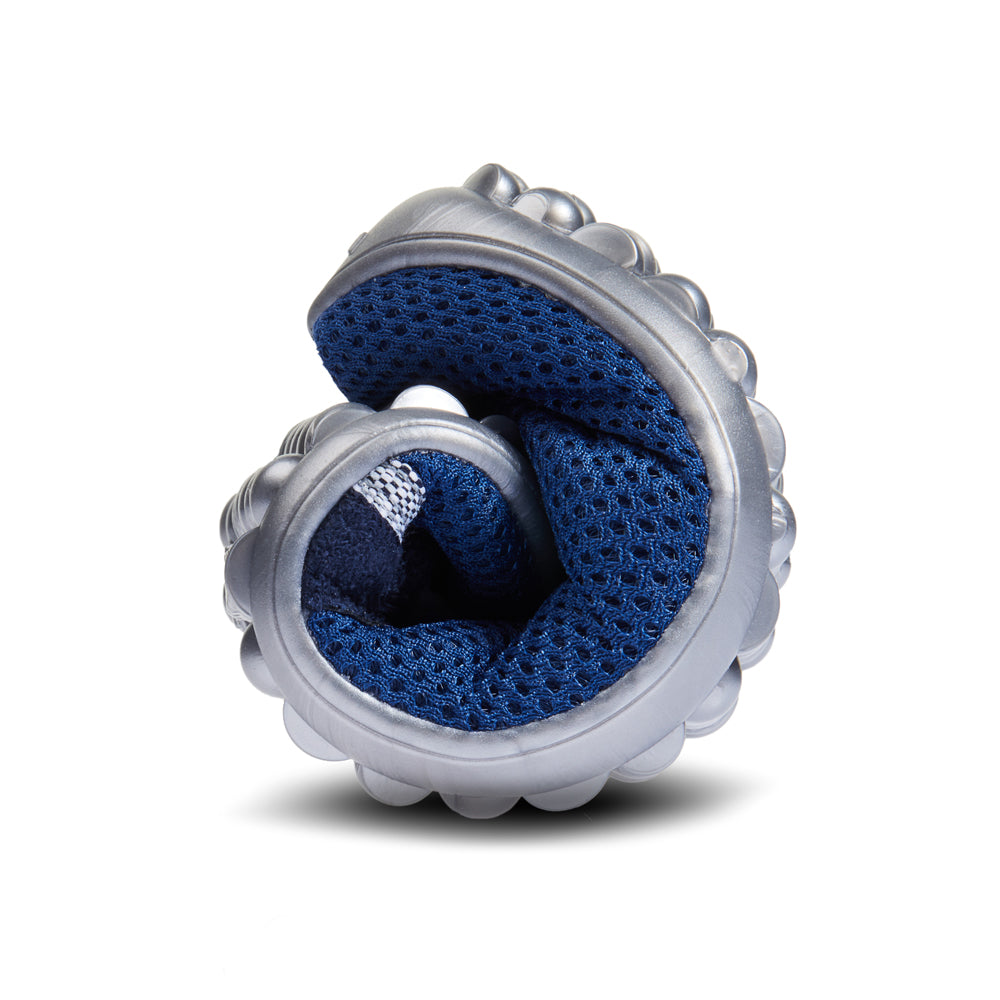 leguanito aktiv plus blau Leguano Barfußschuhe für Kinder – in zusammengerollter Form, erhältlich im barfusswelten.de Barfußschuhe Onlineshop