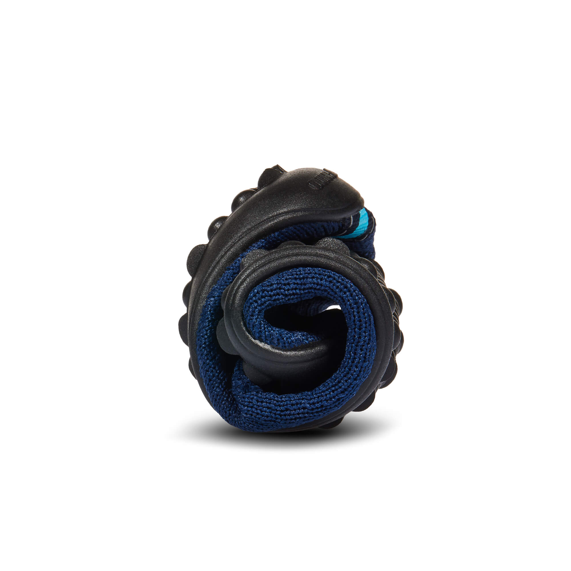 Leguanito Scio Blue (Größe 23 bis 28) Kinder Barfußschuhe Slipper – In zusammengerollter Form präsentiert, ideal für flexibles Tragen und einfache Aufbewahrung, erhältlich im Barfußschuhe Onlineshop Barfusswelten.de.