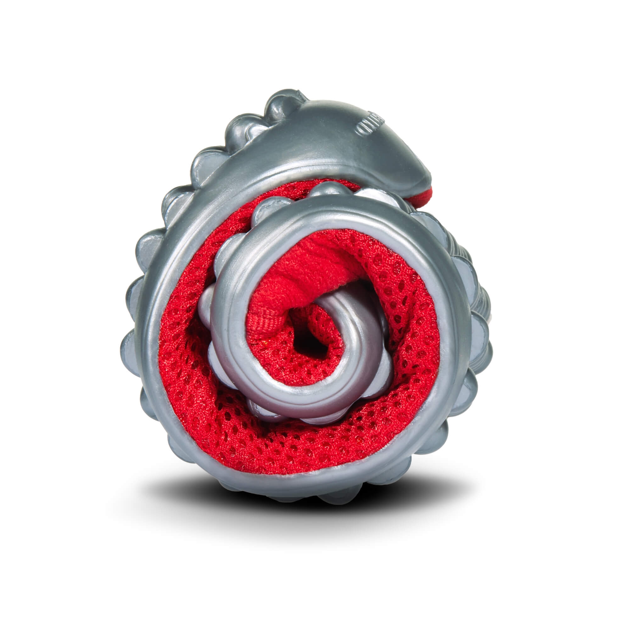 Leguano Aktiv Rot Barfußschuhe Sneaker für Damen und Herren, in zusammengerollter Form im Onlineshop für Barfußschuhe. Diese flexiblen und leichten Schuhe bieten maximalen Komfort und sind ideal für unterwegs, während sie die natürliche Fußbewegung unterstützen.