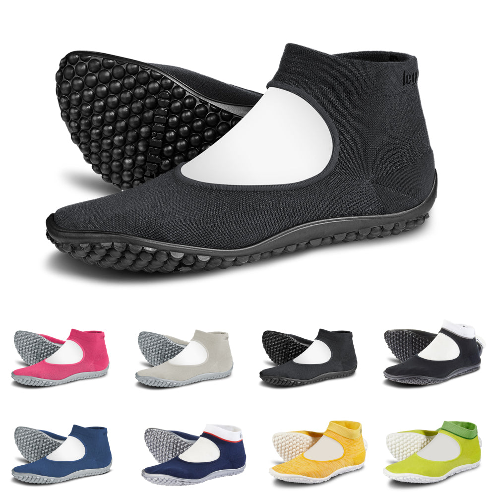 Leguano Ballerina Barfußschuhe in allen verfügbaren Farben, präsentiert im Onlineshop für Barfußschuhe. Diese eleganten und flexiblen Schuhe bieten ein natürliches Laufgefühl und sind in verschiedenen Farbausführungen erhältlich.