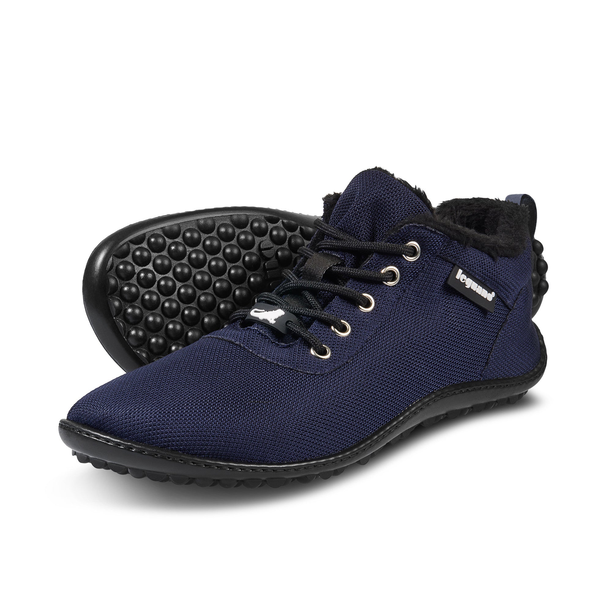 Leguano Galaxo Barfußschuhe in Blau, warme Winterschuhe für Wanderungen im Onlineshop für Barfußschuhe