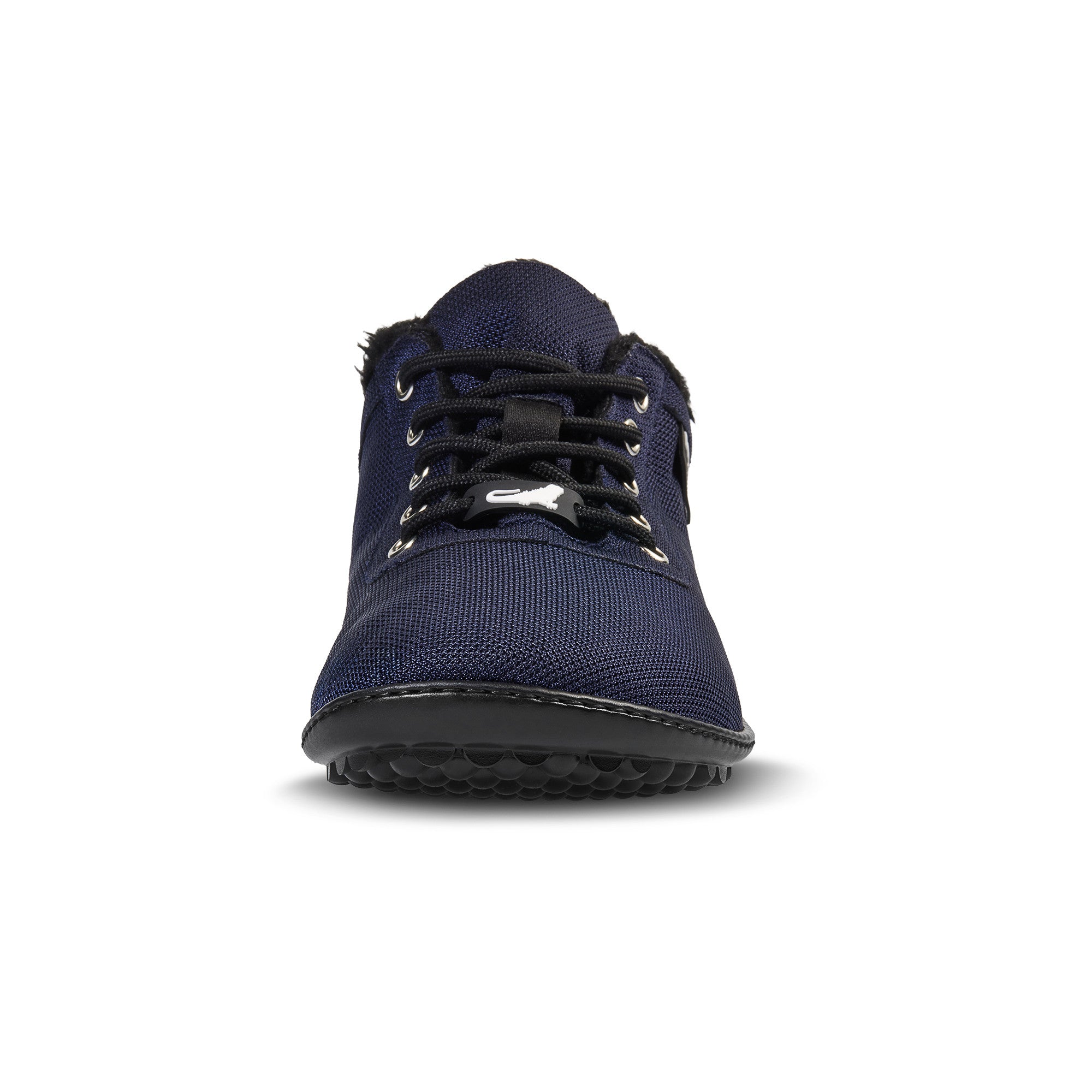 Leguano Galaxo Barfußschuhe in Blau, warme Winterschuhe, Vorderansicht im Onlineshop für Barfußschuhe