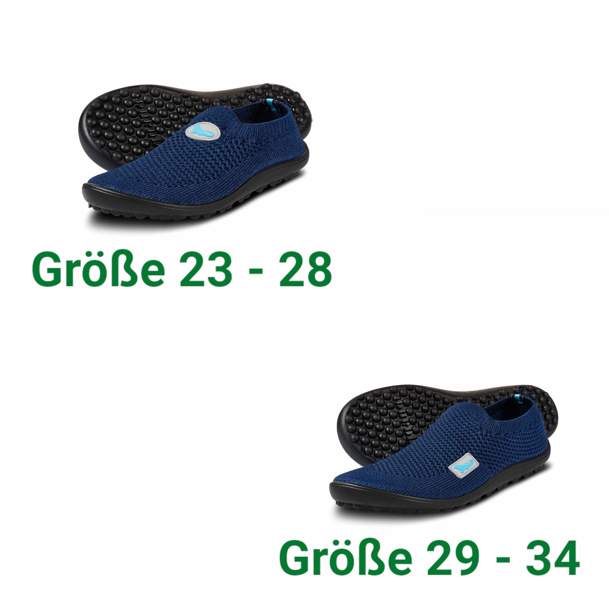 Leguano Scio Blue Kinder Barfußschuhe Slipper – Atmungsaktive und flexible Slipper für Kinder in Blau, perfekt für den Alltag, erhältlich im Barfußschuhe Onlineshop Barfusswelten.de.