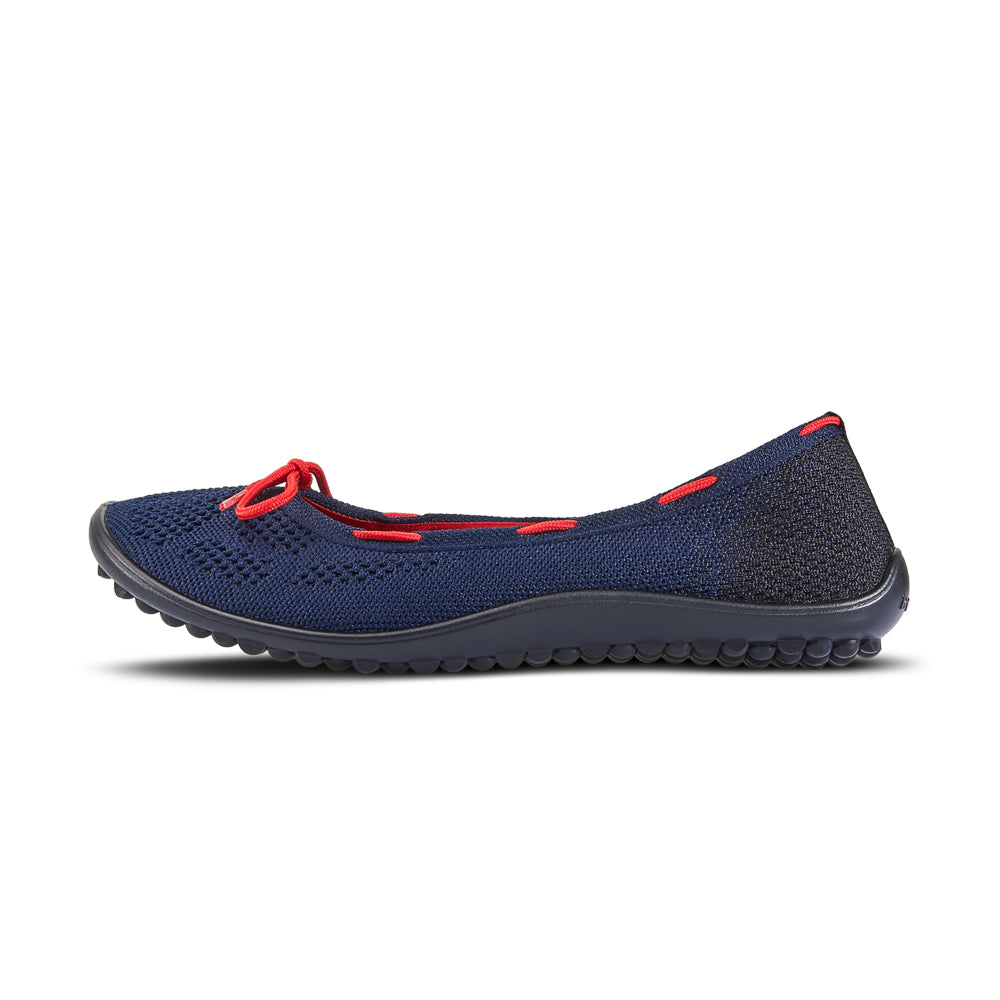 Barfußschuhe Leguano Style Maritim, linke Ansicht, leichte und flexible Schuhe für Damen, ideal für natürlichen Komfort, erhältlich in unserem Onlineshop für Barfußschuhe.