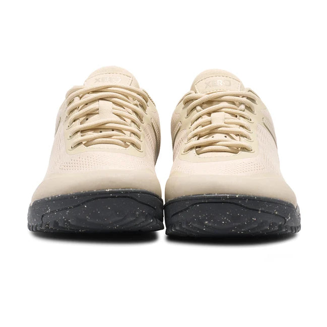 Xero Shoes Ridgeway Mesh Low Damen Barfußschuh in Beige von vorne