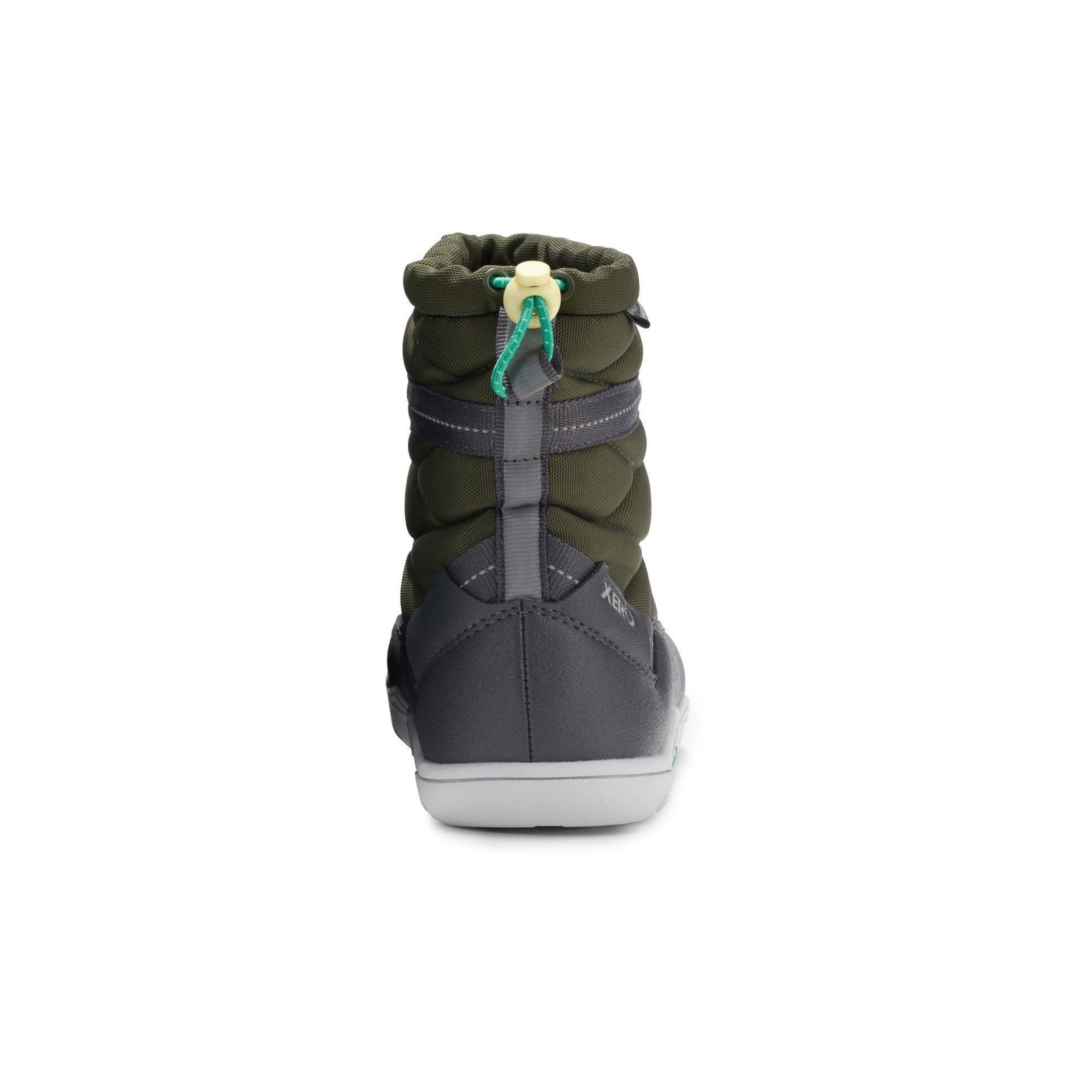 Xero Shoes Alpine Pull-On wasserdichter Schneestiefel für Kinder, Rückansicht im Onlineshop für Barfußschuhe