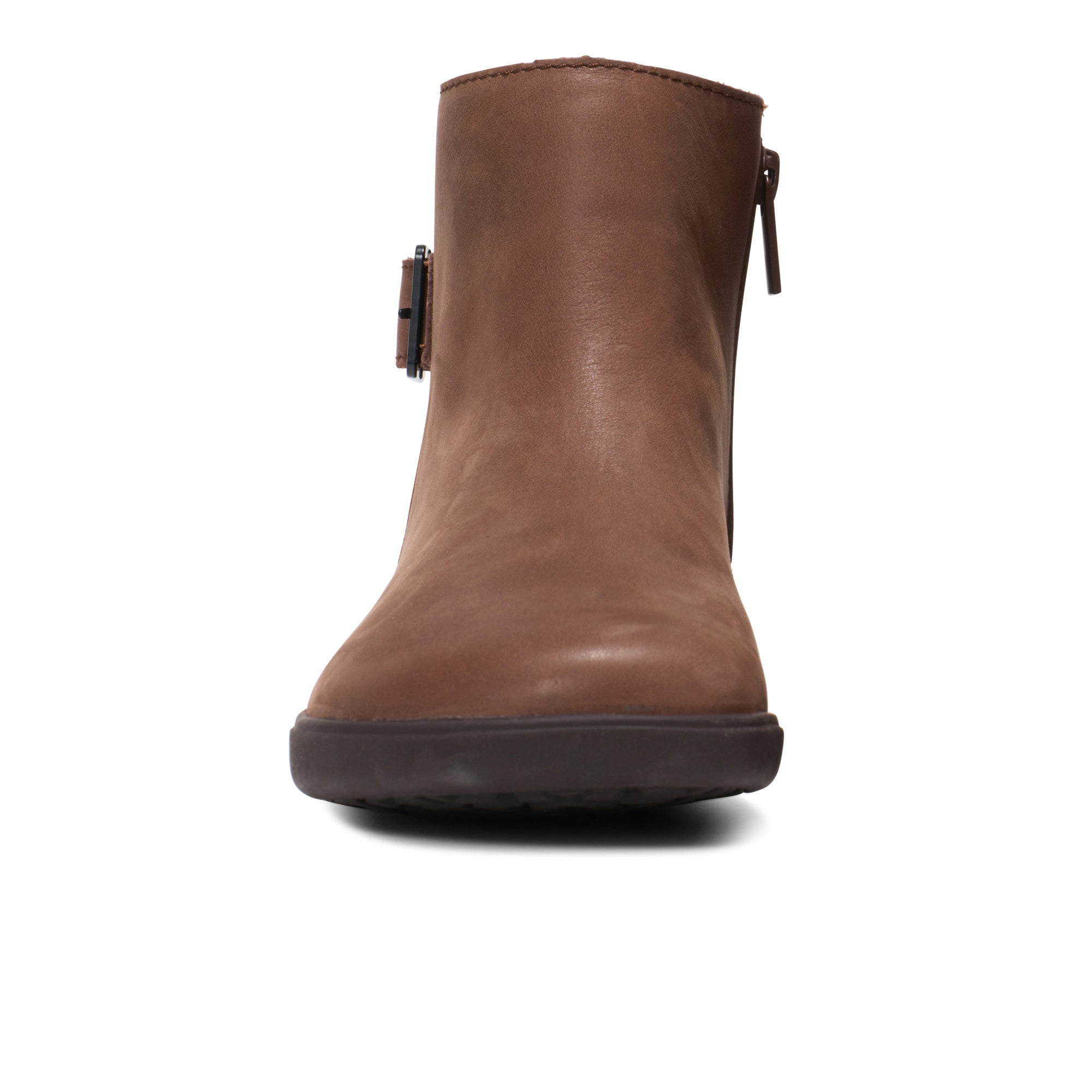 Xero Shoes Tari II Damen Chelsea Boot in Cappuccino, elegante Leder Barfußschuhe im Onlineshop Vorderansicht
