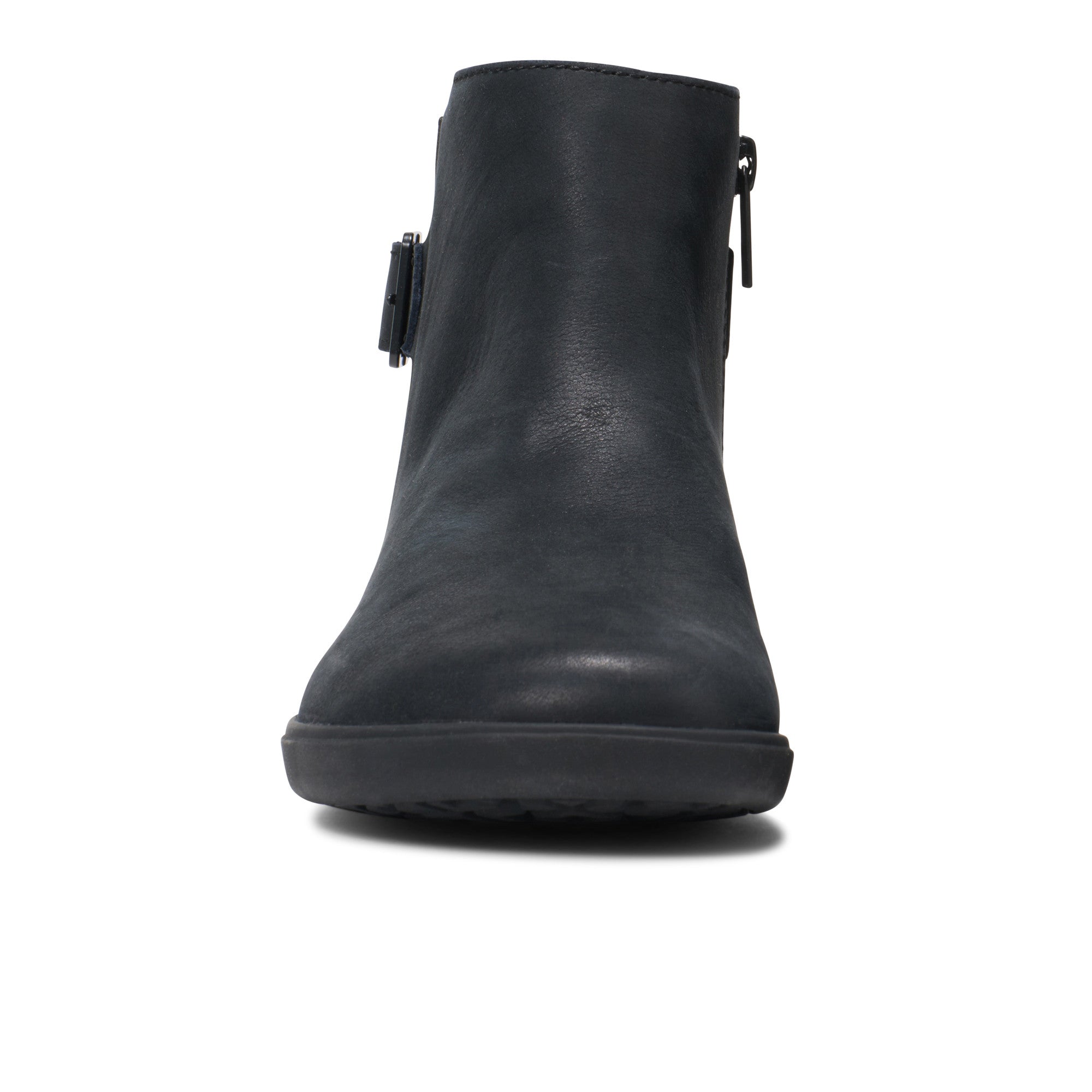 Xero Shoes Tari II Damen Chelsea Boot aus schwarzem Leder, Barfußschuhe im Onlineshop Vorderansicht