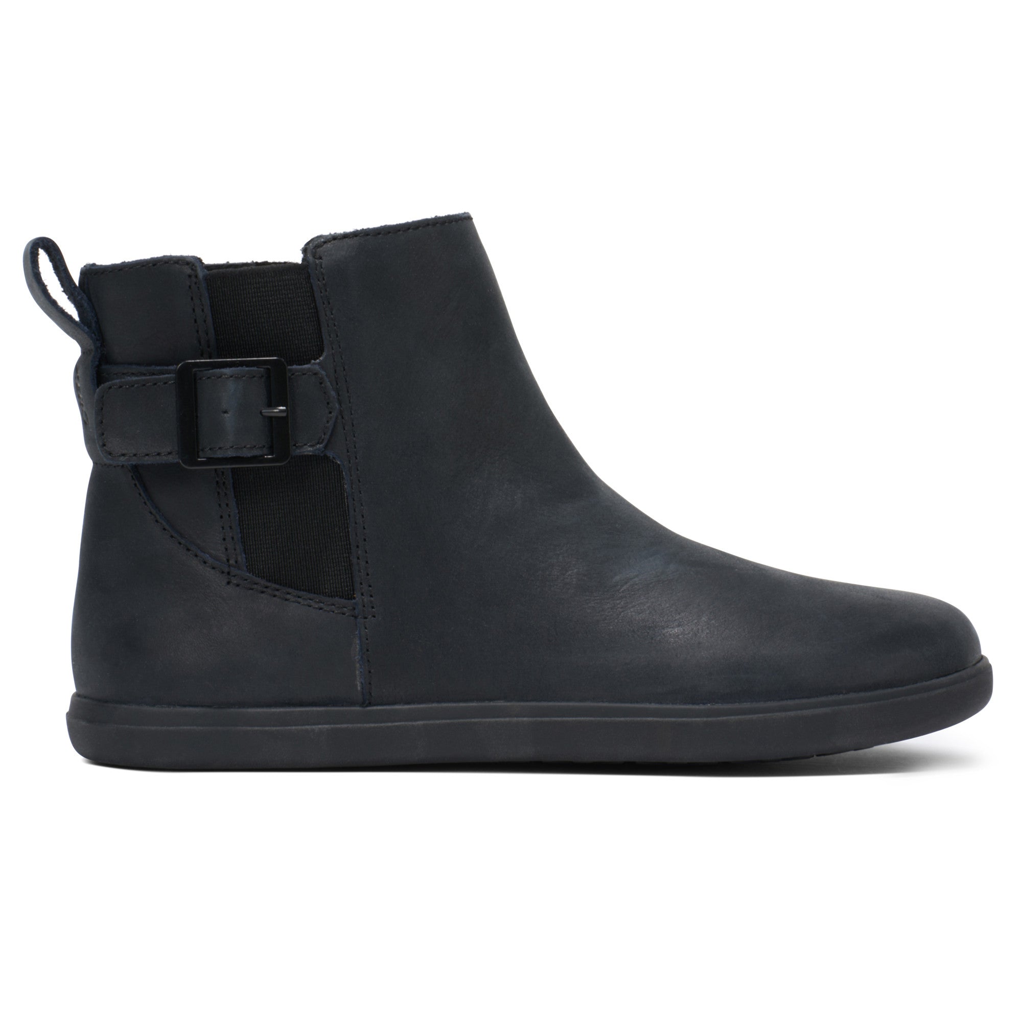 Xero Shoes Tari II Damen Chelsea Boot in Schwarz, hochwertige Leder Barfußschuhe im Onlineshop Seitenansicht rechts
