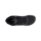 Daylite Hiker Fusion Men Black Barfußschuhe Wanderschuhe, Ansicht von oben. Diese schwarzen Wanderschuhe bieten eine perfekte Passform und außergewöhnlichen Komfort für lange Wanderungen. Erhältlich in unserem Onlineshop für Barfußschuhe.