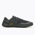 Barfußschuhe Merrell Trail Glove 7 in Schwarz für Herren, rechte Ansicht, erhältlich in unserem Onlineshop für Barfußschuhe. Flexibel und leicht für ein barfußähnliches Laufgefühl bei Outdoor-Aktivitäten.