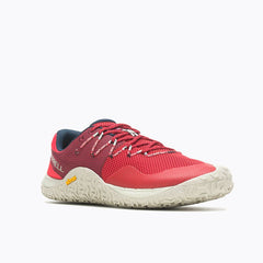 Barfußschuhe Merrell Trail Glove 7 in Lava für Herren, Frontansicht, erhältlich in unserem Onlineshop für Barfußschuhe. Leicht und flexibel, ideal für ein natürliches Laufgefühl.