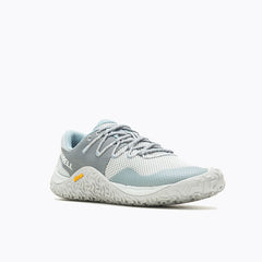 Barfußschuhe Merrell Trail Glove 7 für Damen in Highrise, Frontansicht, erhältlich in unserem Onlineshop für Barfußschuhe. Bietet perfekte Passform und flexiblen Tragekomfort für aktive Outdoor-Fans.