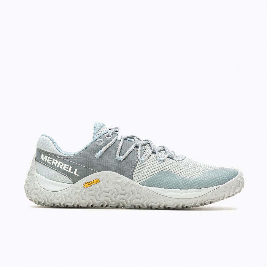 Barfußschuhe Merrell Trail Glove 7 für Damen in Highrise, rechte Ansicht, erhältlich in unserem Onlineshop für Barfußschuhe. Flexibel und leicht für ein barfußähnliches Laufgefühl auf allen Wegen.