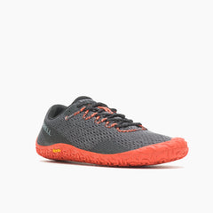 Merrell Vapor Glove 6 Barfußschuhe für Herren in Granite und Tangerine, Frontansicht, erhältlich in unserem Onlineshop für Barfußschuhe