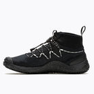 Barfußschuhe Trail Glove 7 GTX in Schwarz für Damen, linke Ansicht, erhältlich in unserem Onlineshop für Barfußschuhe. Wasserdicht und flexibel für optimalen Schutz und Komfort bei jeder Bewegung.