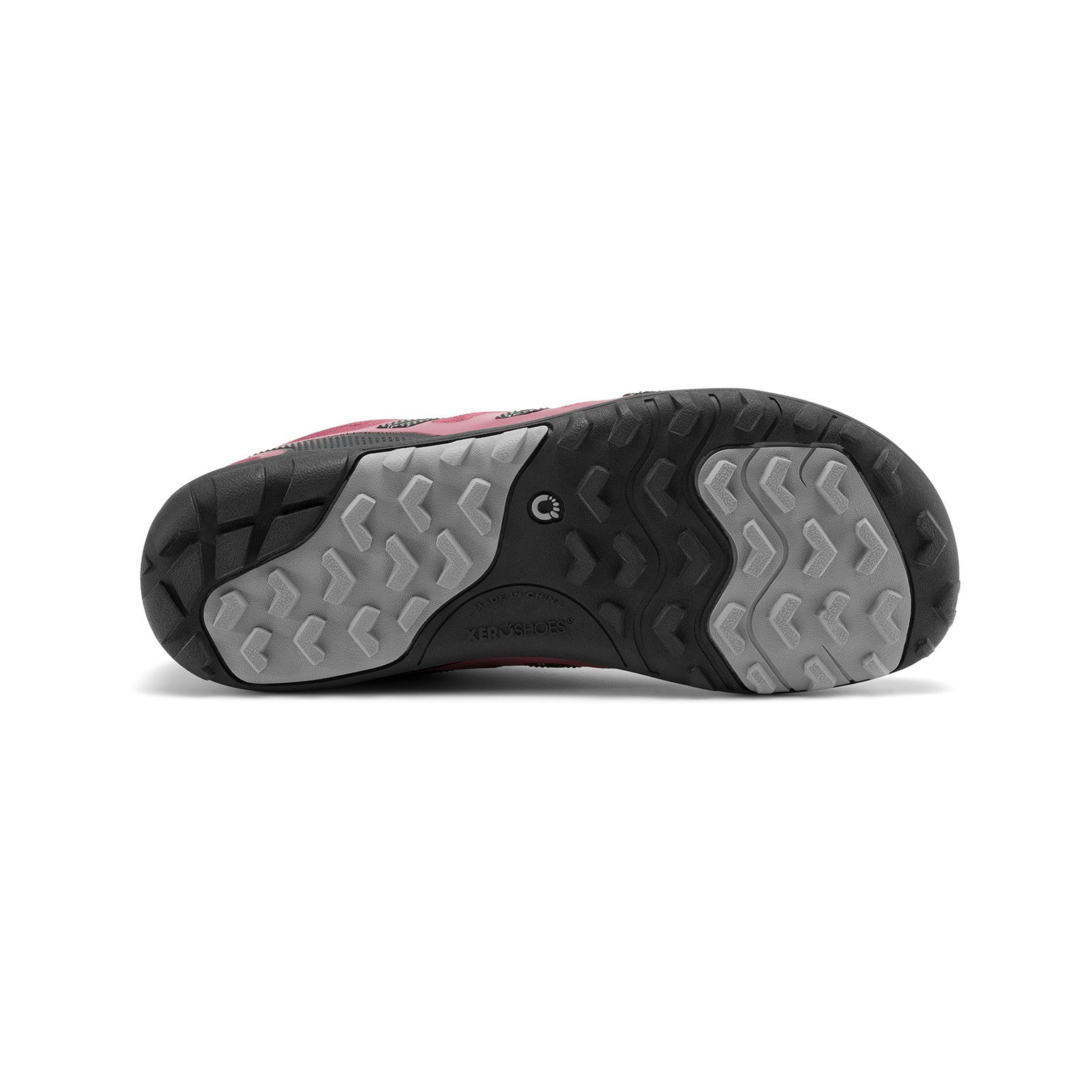 Xero Shoes Mesa Trail II Damen Barfußschuhe in Muddy Rose, Wanderschuhe von unten im Onlineshop für Barfußschuhe