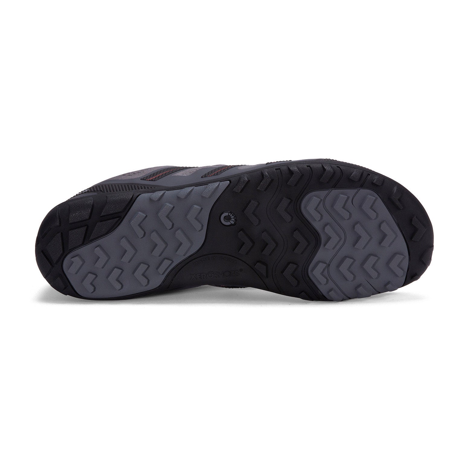 Xero Shoes Mesa Trail II Herren Barfußschuhe in Steel Gray Orange, Wanderschuhe von unten im Onlineshop für Barfußschuhe