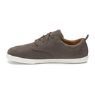 Xero Shoes Glenn Barfußschuhe für Herren in Grau, Lederdesign, im Onlineshop, linke Ansicht.