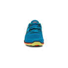 Xero Shoes HFS II Damen Tidal Wave Sneaker Barfußschuhe Laufschuhe, Ansicht von vorne. Diese leichten und flexiblen Barfußlaufschuhe bieten das natürliche Laufgefühl und eine perfekte Passform für Frauen, die beim Laufen auf Komfort und Bewegungsfreiheit nicht verzichten möchten. Der Tidal Wave Farbton bringt einen frischen, sportlichen Akzent. Erhältlich in unserem Onlineshop für Barfußschuhe.