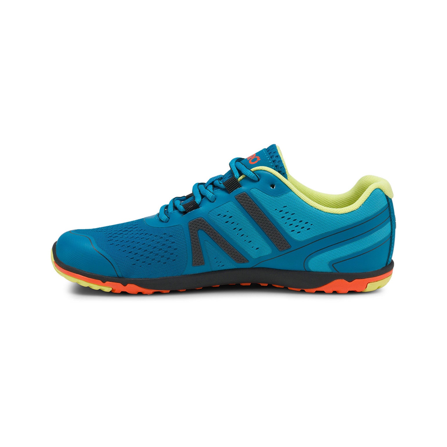 Xero Shoes HFS II in Tidal Wave für Damen, seitliche Ansicht links, leichte Barfuß-Laufschuhe, verfügbar in unserem Onlineshop für Barfußschuhe