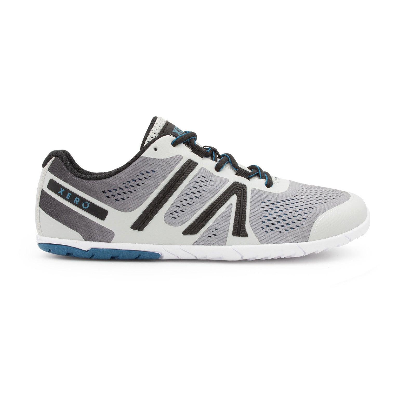 Xero Shoes HFS Sneaker in Dawn Gray für Herren, rechte Ansicht, leichte Laufschuhe im Onlineshop für Barfußschuhe.
