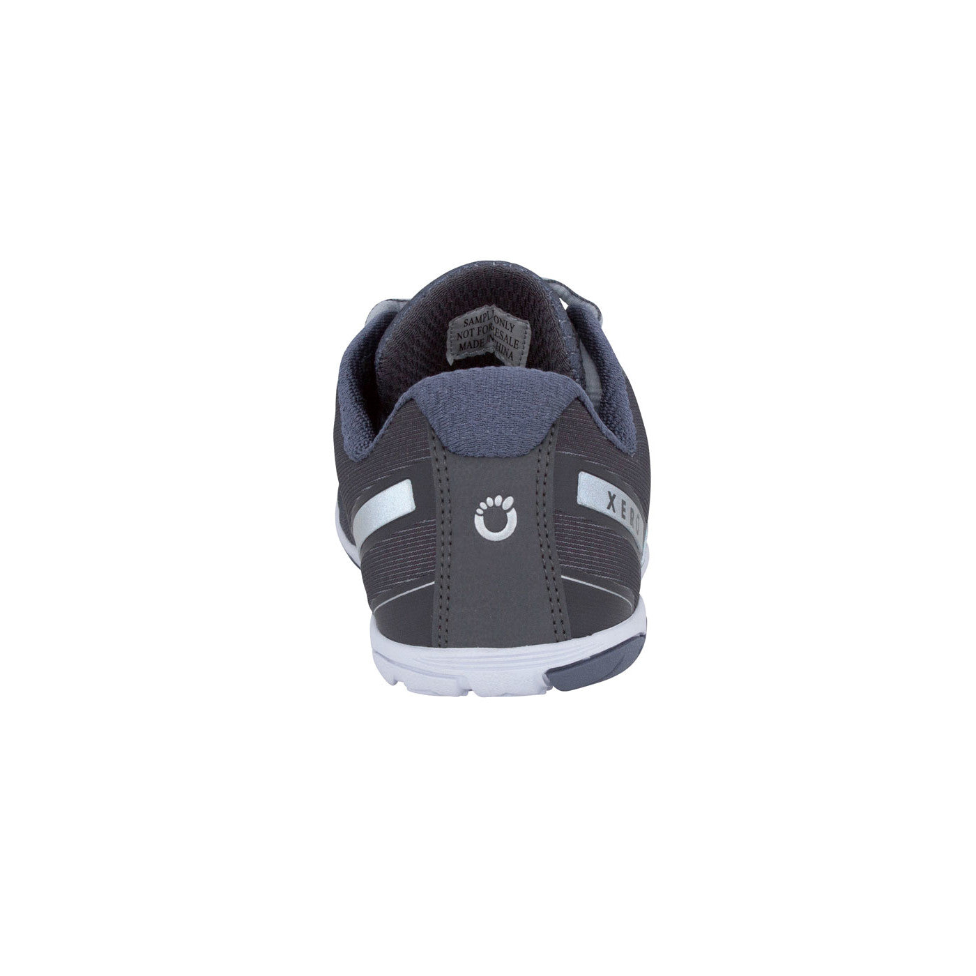 Barfußschuhe Xero Shoes HFS für Damen in Steel Gray, Sneaker und Laufschuhe, Rückansicht im Onlineshop.