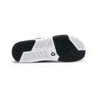 Damen-Barfußschuhe Xero Shoes Nexus Knit in Schwarz, Ansicht der Sohle, flexibel und atmungsaktiv, ideal für unseren Onlineshop für Barfußschuhe.